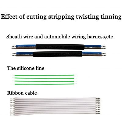Multi-function Wire Cut Strip Twist Tinning Machine for Cutting Length 8mm-99999mm