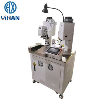 High Productivity Multifunctional Double Head Terminal Machine for Automatic Operation