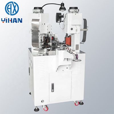 High Productivity Multifunctional Double Head Terminal Machine for Automatic Operation
