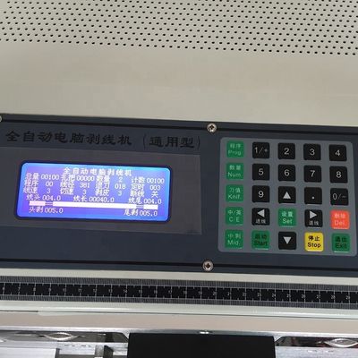 35 square single line automatic computer wire stripping machine for high productivity