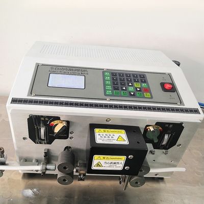 External Diameter 1-6mm Wire Cutting and Stripping Equipment Automatic Sheath Type