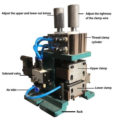 10.5kg Vertical Pneumatic Multi Core Wire Cable Stripping Machine for Wire Processing