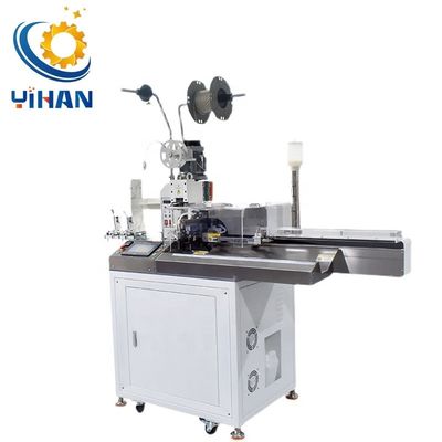 Full Automatic Wire Stripping Twisting Dipping Tin and Auto Terminal Crimping Machine