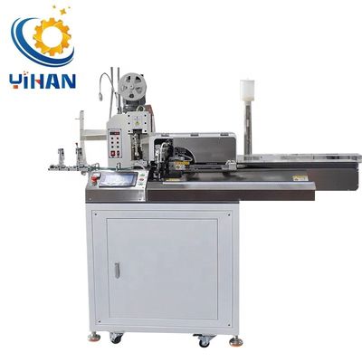 Full Automatic Wire Stripping Twisting Dipping Tin and Auto Terminal Crimping Machine