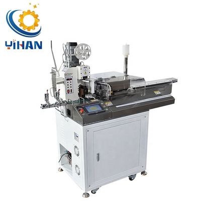 Full Automatic Wire Stripping Twisting Dipping Tin and Auto Terminal Crimping Machine