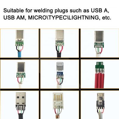 USB Cable Manufacturing Machine Cutting Stripping and Soldering for TYPE-C Terminals