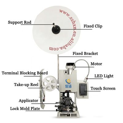 15KN Crimping Stripping Terminal Crimping Machine with Stripping and Crimping Functions