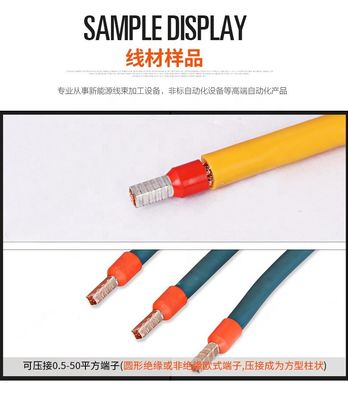 60KG Semi Automatic Pre-Insulated Wire Terminal Crimping Machine for Tubular Terminals