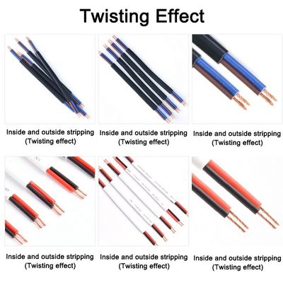 Speed 3000-7000pcs/h Multi-Core Harness Cable Wire Cutting Stripping Twisting Machine