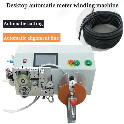 Professional Desktop Cable Data Cable Power Cable Cutting Line Binding Machine for Market