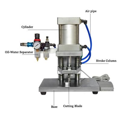 Pneumatic Large Square Cable Wire Cutting Machine for 10-150MM2 BVR Wire 50 Stroke