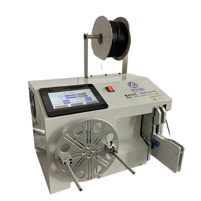 Adjustable Power Flat Electric Wire Cable Winder for Manual and Automatic Coil Winding