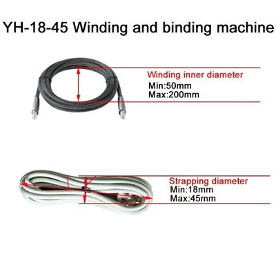 Electric Motor Copper Wire Coil Winding and Binding Machine Around the Circle Diameter