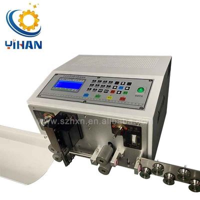 Automatic Cable Wire Cutting and Stripping Machine with English Interface Display