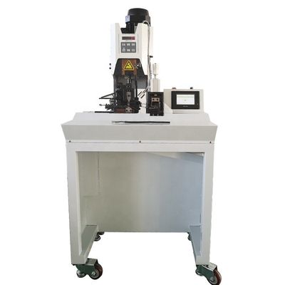 Pneumatic Multi Core Round Sheathed Wire Cable Strip and Terminal Crimp Machine for Inner Core Wire