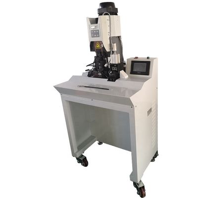Pneumatic Multi Core Round Sheathed Wire Cable Strip and Terminal Crimp Machine for Inner Core Wire