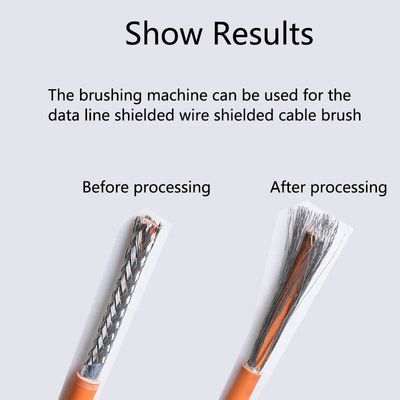 YH-200PN Multi-core Shielded Wire Braided Split and Brush Machine for USB Data Cable