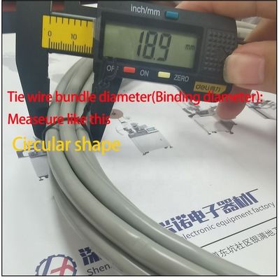 120-200mm Binding Length USB Cable Coiling and Winding Machine with Adjustable Diameter