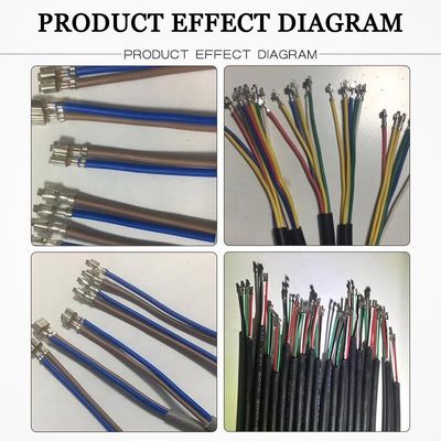 Multicore Sheath Cable Stripping and Terminal Crimping Machine for 290*350*660 Cables