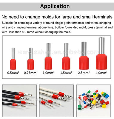 Fast and Accurate Wire Terminal Stripping Crimping Machine for 0.75-1.0mm2 Wire Range