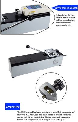 ODM Supported Manual Wire Harness Terminal Tension Tester Stand with 500N Rated Load