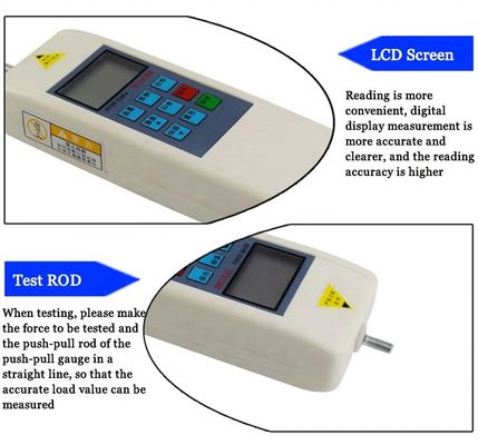 High Precision Digital Push Pull Dynamometer Force Tester for Measuring 500N 50kg